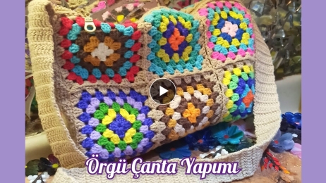 Kolay Örgü Çanta Yapımı Çoook Güzell #örgü #çanta #crochet #knitting #bag #making