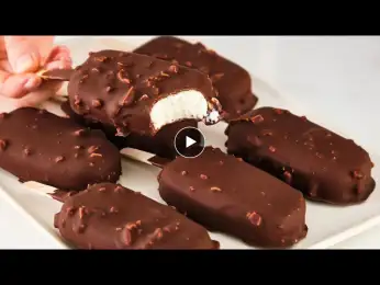 Stop buying ice cream! Homemade popsicles in 5 minutes without an ice cream maker! Magnum ice cream!