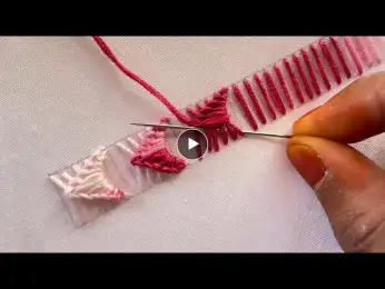 Marvelous embroidery design|hand embroidery video|embroidery video|kadhai video
