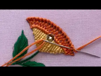 Very easy and very beautiful flower design|latest hand embroidery design