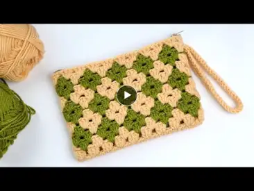Beautiful crochet pouch for beginners step by step with Zipp