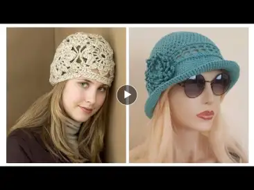 Adorable Fantastic Latest Designer Crochet Knitting Pattern Of Hat Design And Free Ideas