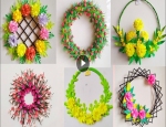 6 best paper wreath | Paper Wreath for Christmas Decoration Ideas | Paper Christmas Wreath