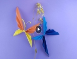 3 Steps Special Handmade Paper Butterflies For Home Wall Decoration / DIY Funny Fingers