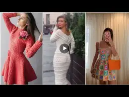 Top World Crochet Dresses For women's And Girls | Crochet Design Dresses For Women's