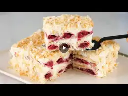 Grandma taught me how to bake this cake! Without kneading dough! Quick cake recipe!