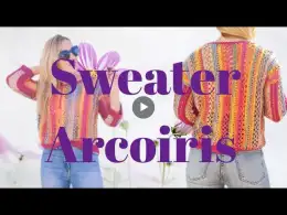 Cómo realizar un Sweater Arcoiris 