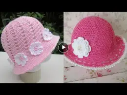 Super cute and adorable Crochet Baby Hat Patterns for beginners