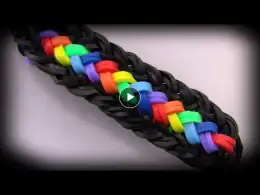 How to make a beautiful bracelet Loom band