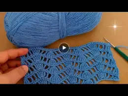 Perfect easy! only 2 rows of winter crochet stitch for beginners/crochet clothes