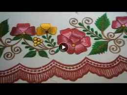 floral machine machine embroidery | machine embroidery