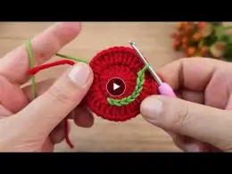 Wow! You will see it for the first time! You will be amazed by this crochet model, let's watch