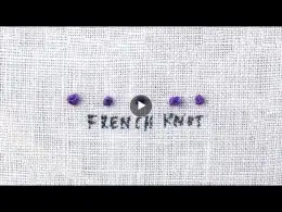 How to do a French Knot