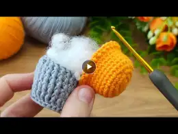 Wow!! let's watch the wonderful beauty crocheted gift model that you can give to your loved ones
