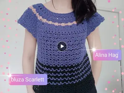bluza SCARLETT (crochet blouse)